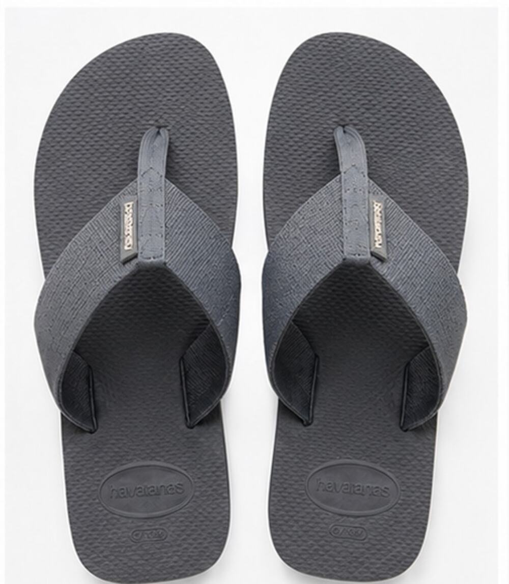 Havaianas Steel Gray Flip Flops Men's Size 9/10 Brazil NWT